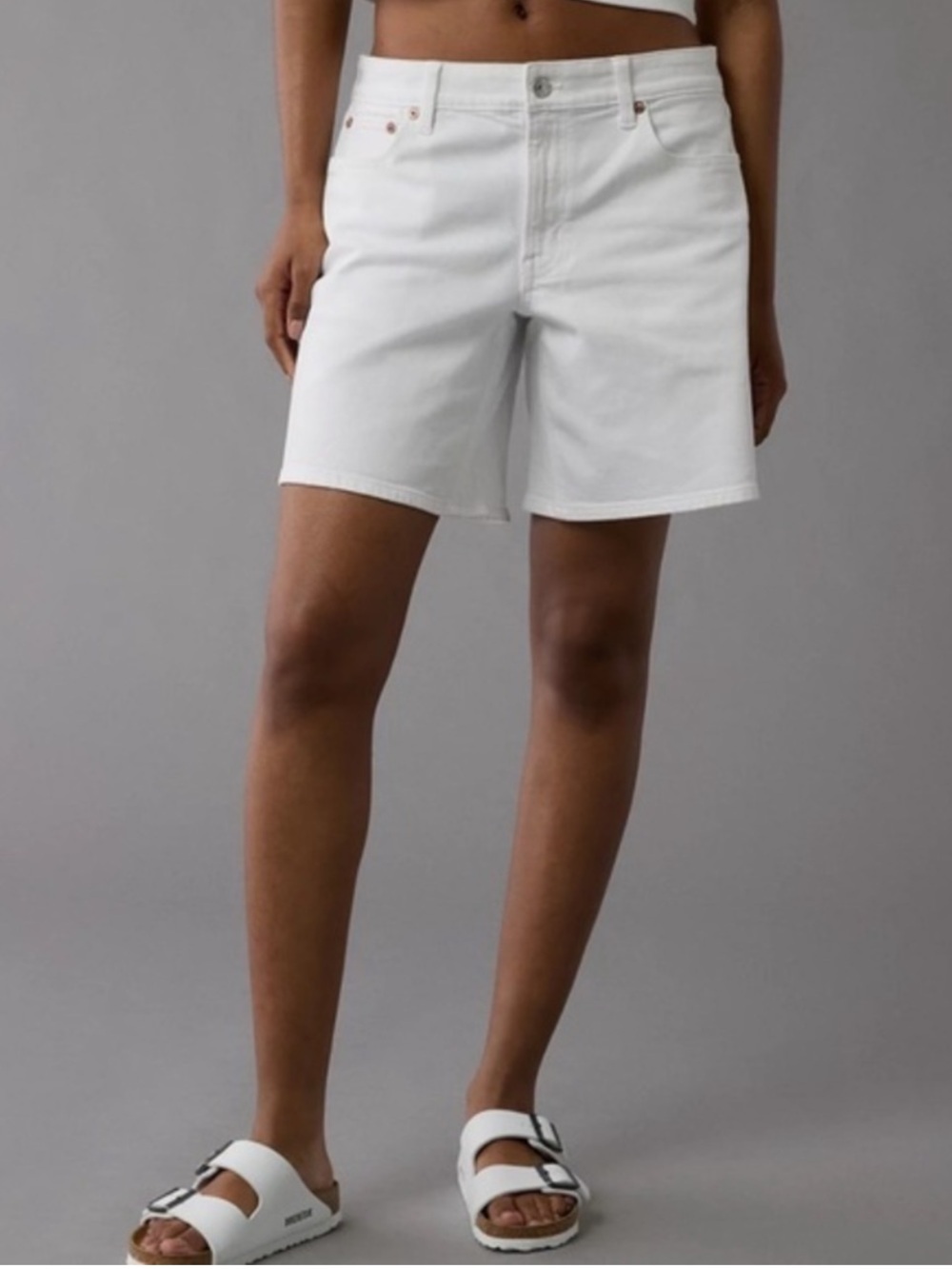American Eagle Low Rise Baggy Loose Shorts Size 12 - Picture 2 of 9